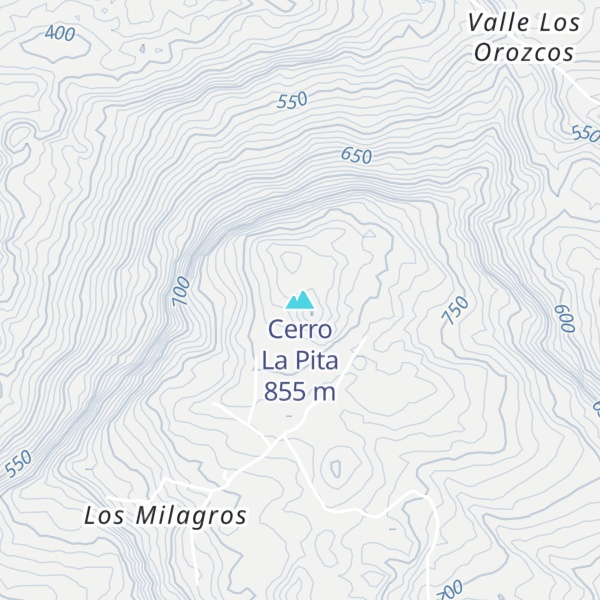 Map of Cerro La Pita