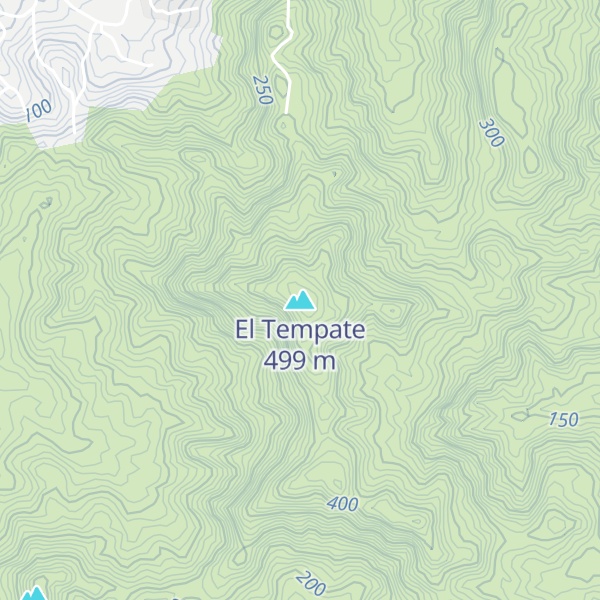 Map of El Tempate