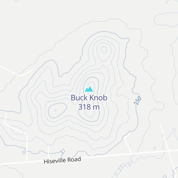 Map of Buck Knob
