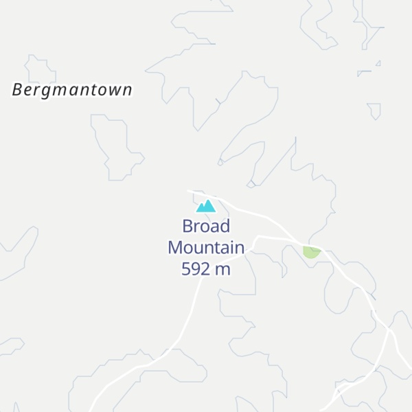Map of Broad Mountain