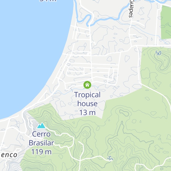 Map of Pacific house