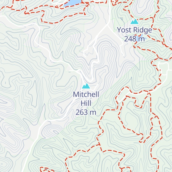 Map of Mitchell Hill