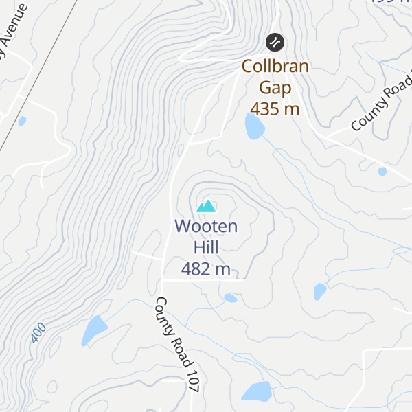 Map of Wooten Hill