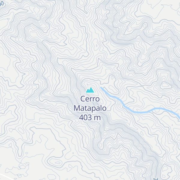 Map of Cerro Matapalo