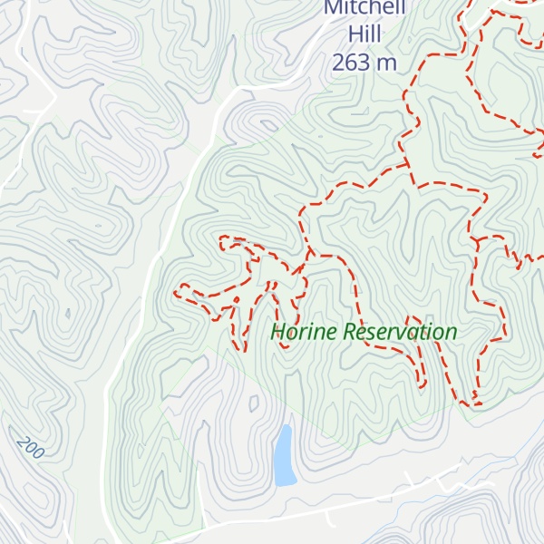 Map of White Oak Ridge