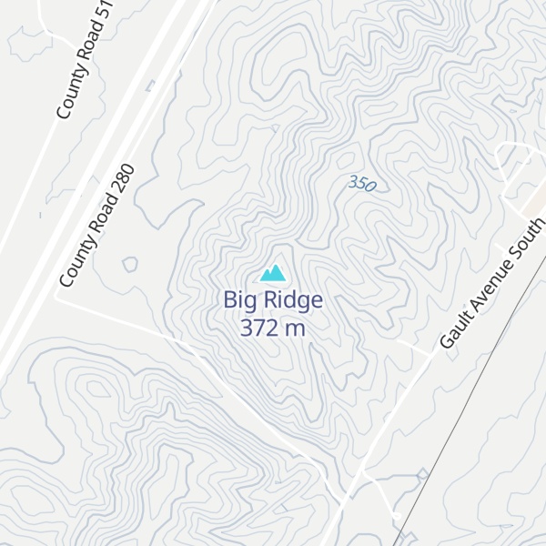 Map of Big Ridge