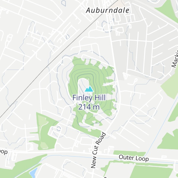 Map of Finley Hill