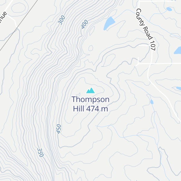 Map of Thompson Hill