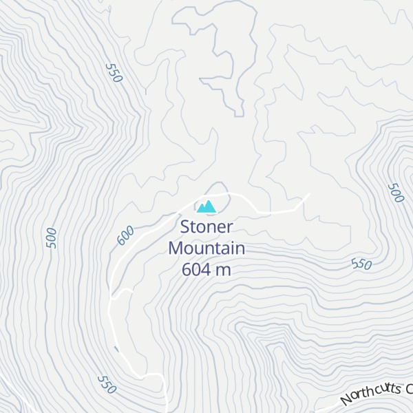 Map of Stoner Mountain