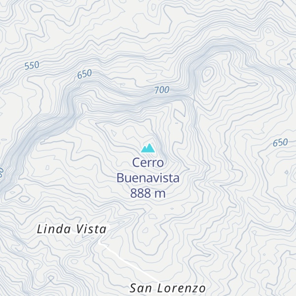 Map of Cerro Buenavista