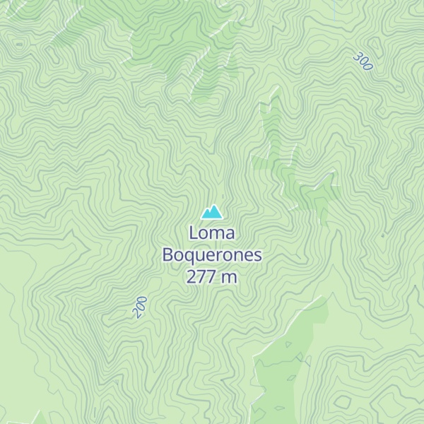 Map of Loma Boquerones