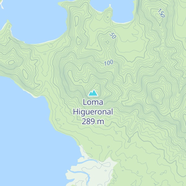 Map of Loma Higueronal