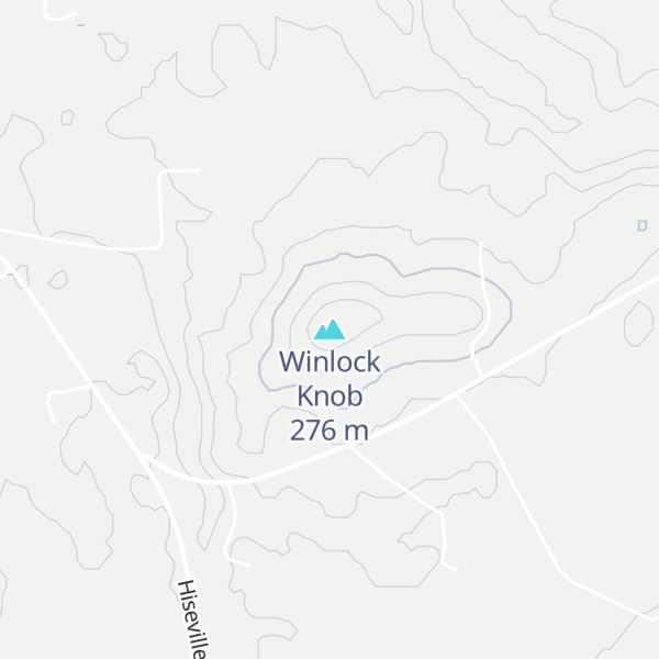 Map of Winlock Knob