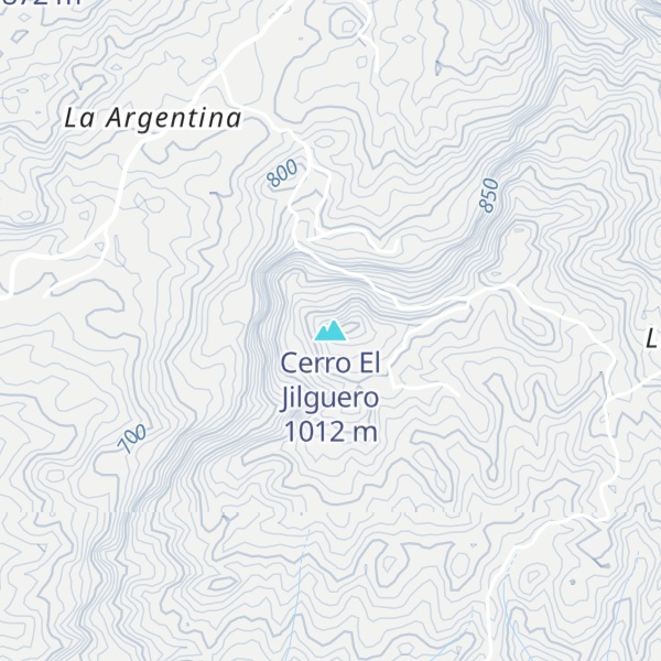 Map of Cerro El Jilguero