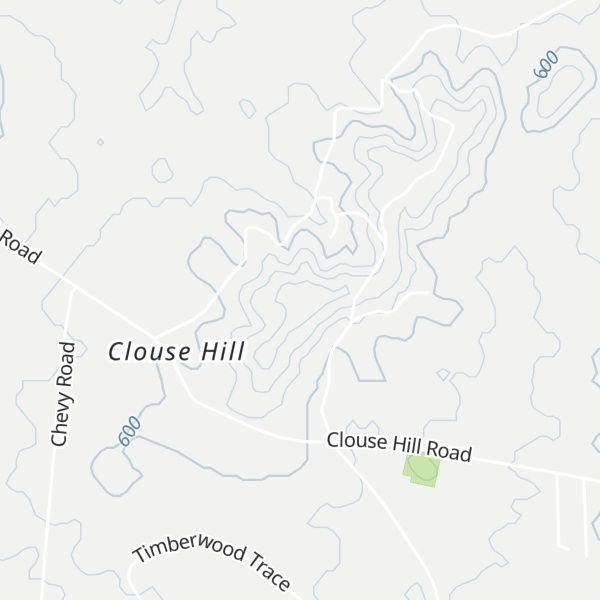 Map of Clouse Hill