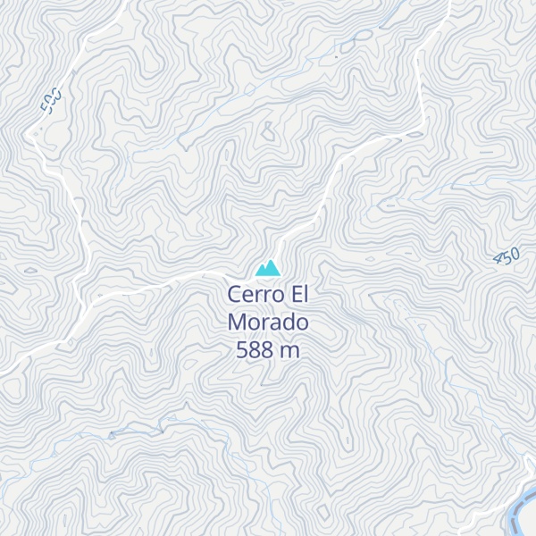 Map of Cerro El Morado