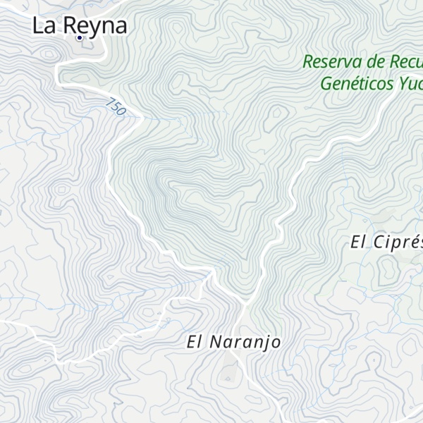 Map of Cerro El Naranjo
