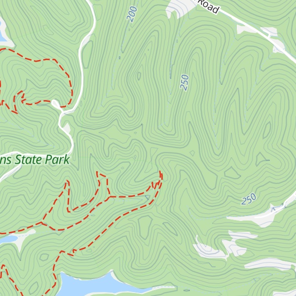 Map of Moss Ridge