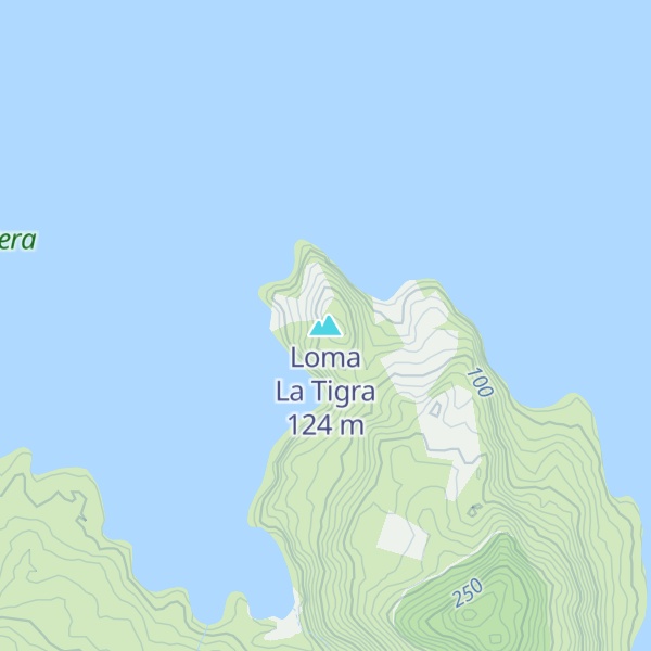Map of Loma La Tigra