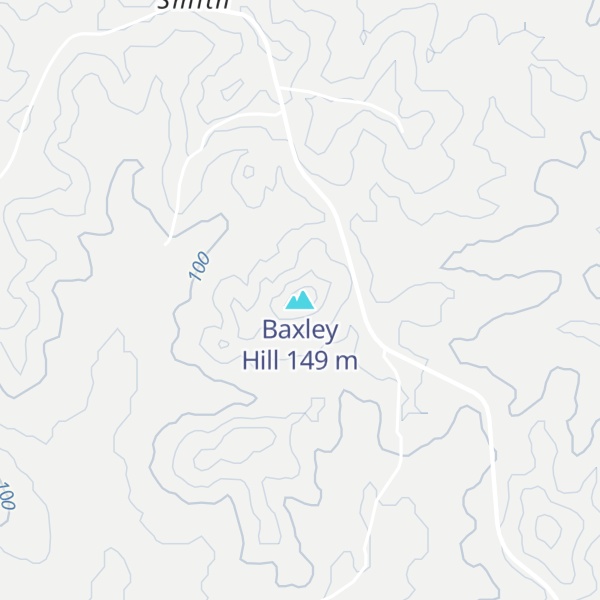 Map of Baxley Hill
