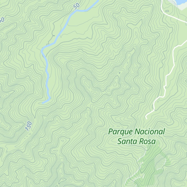Map of Cerro Guachipelín
