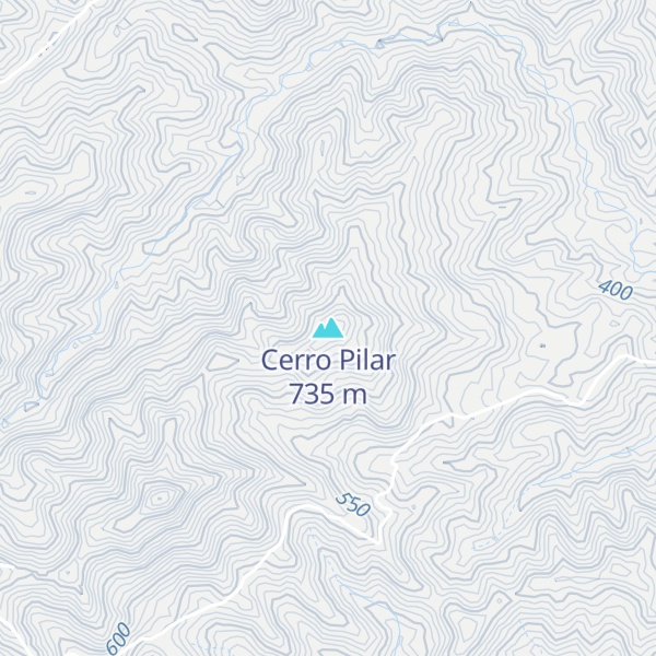 Map of Cerro Pilar