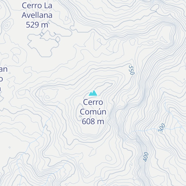 Map of Cerro Común