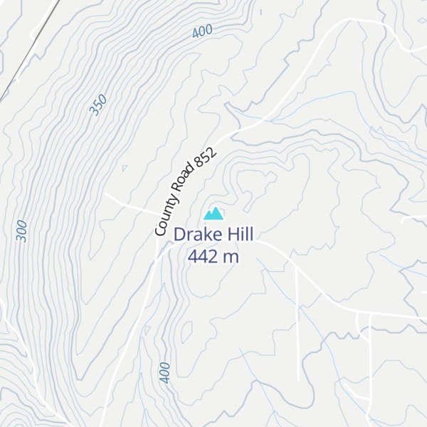Map of Drake Hill