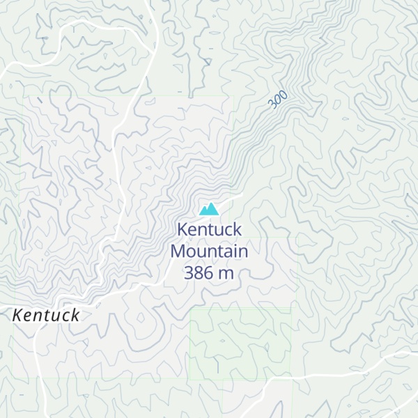 Map of Kentuck Mountain