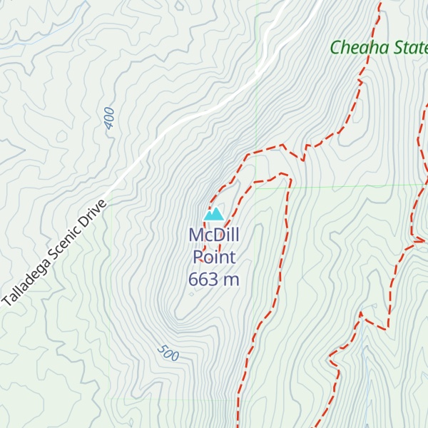 Map of McDill Point