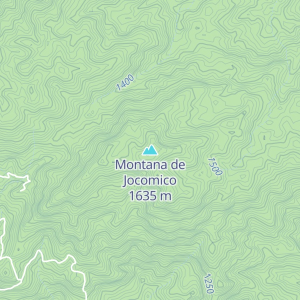 Map of Montana de Jocomico