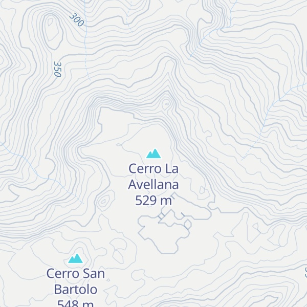 Map of Cerro La Avellana