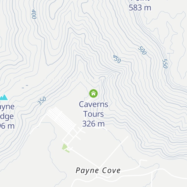 Map of Caverns Tours