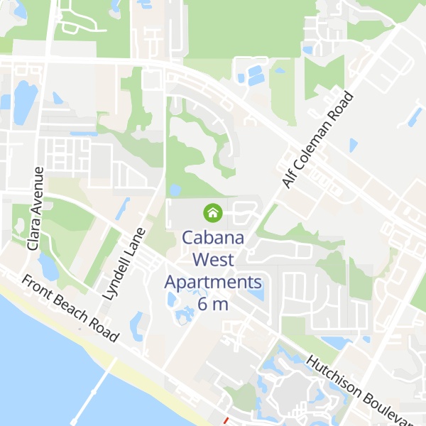 Map of Cabana West Apartments