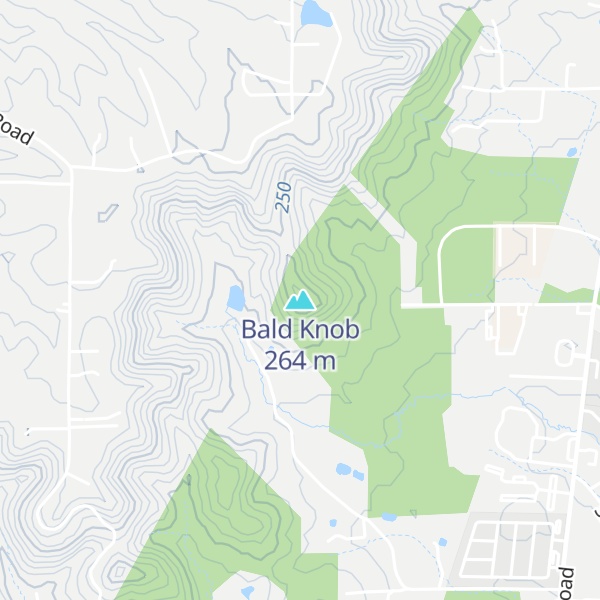 Map of Bald Knob