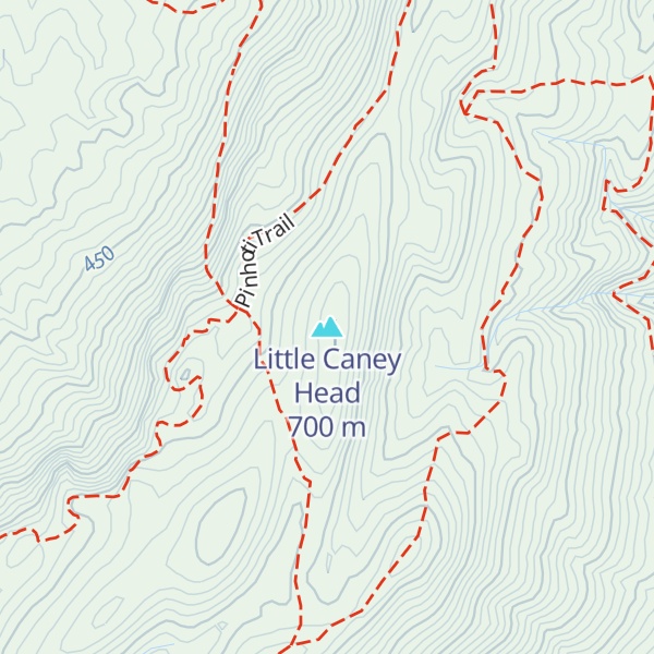 Map of Little Caney Head