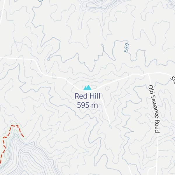 Map of Red Hill
