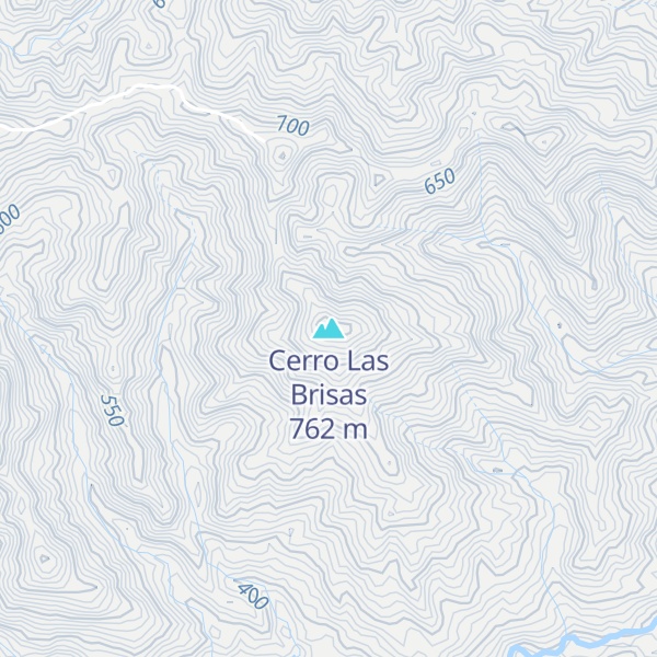 Map of Cerro Las Brisas