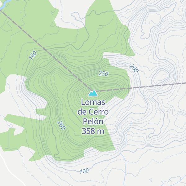 Map of Lomas de Cerro Pelón