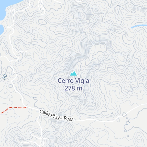 Map of Cerro Vigía