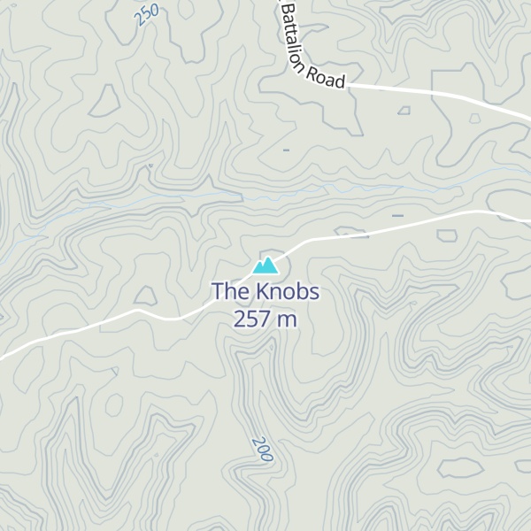 Map of The Knobs