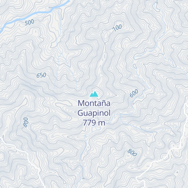 Map of Montaña Guapinol