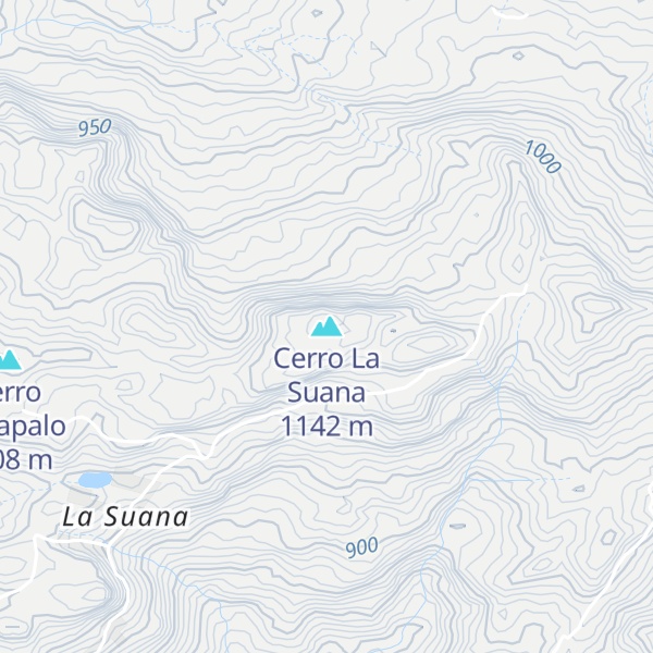 Map of Cerro La Suana