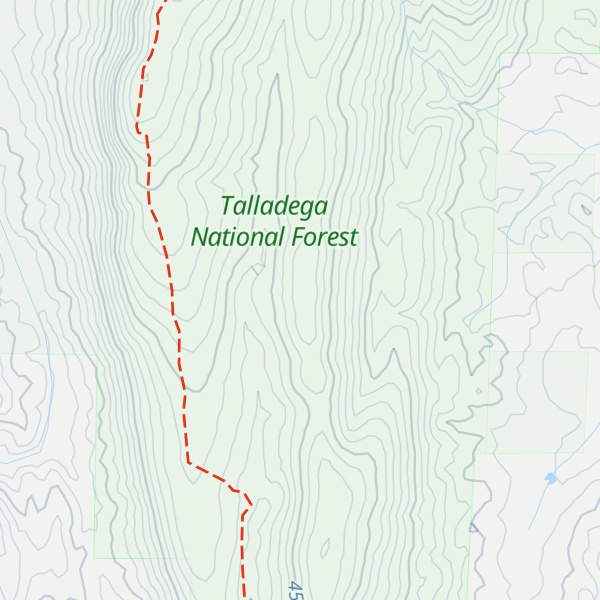 Map of Robinson Mountain