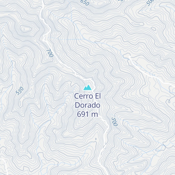 Map of Cerro El Dorado