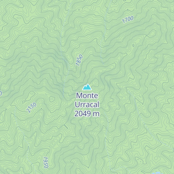 Map of Monte Urracal