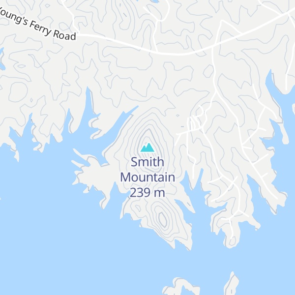 Map of Smith Mountain