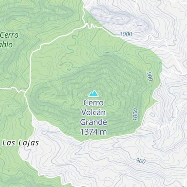 Map of Cerro Volcán Grande