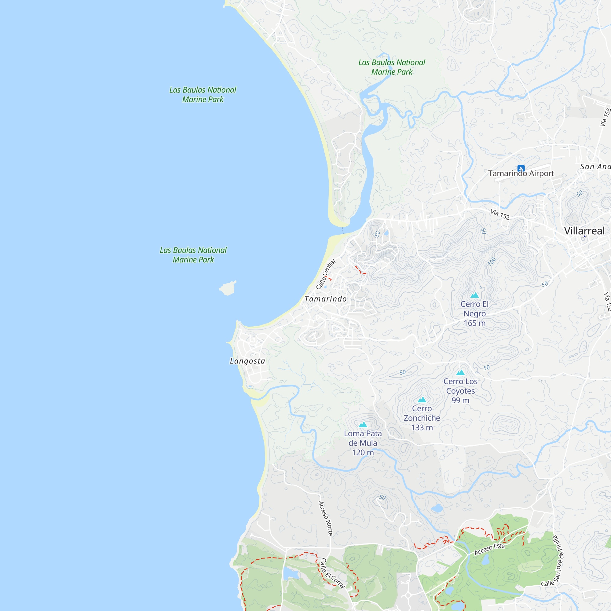 Cabana Blanca map