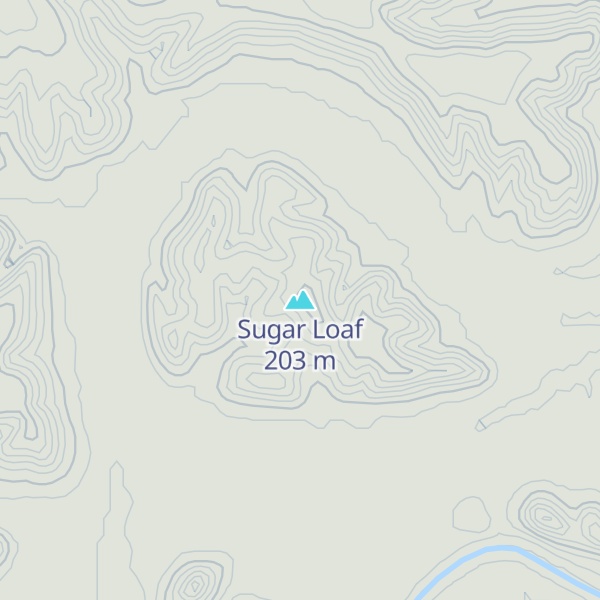 Map of Sugar Loaf